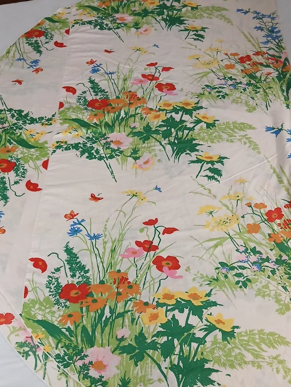 Floral Vintage Tablecloth
